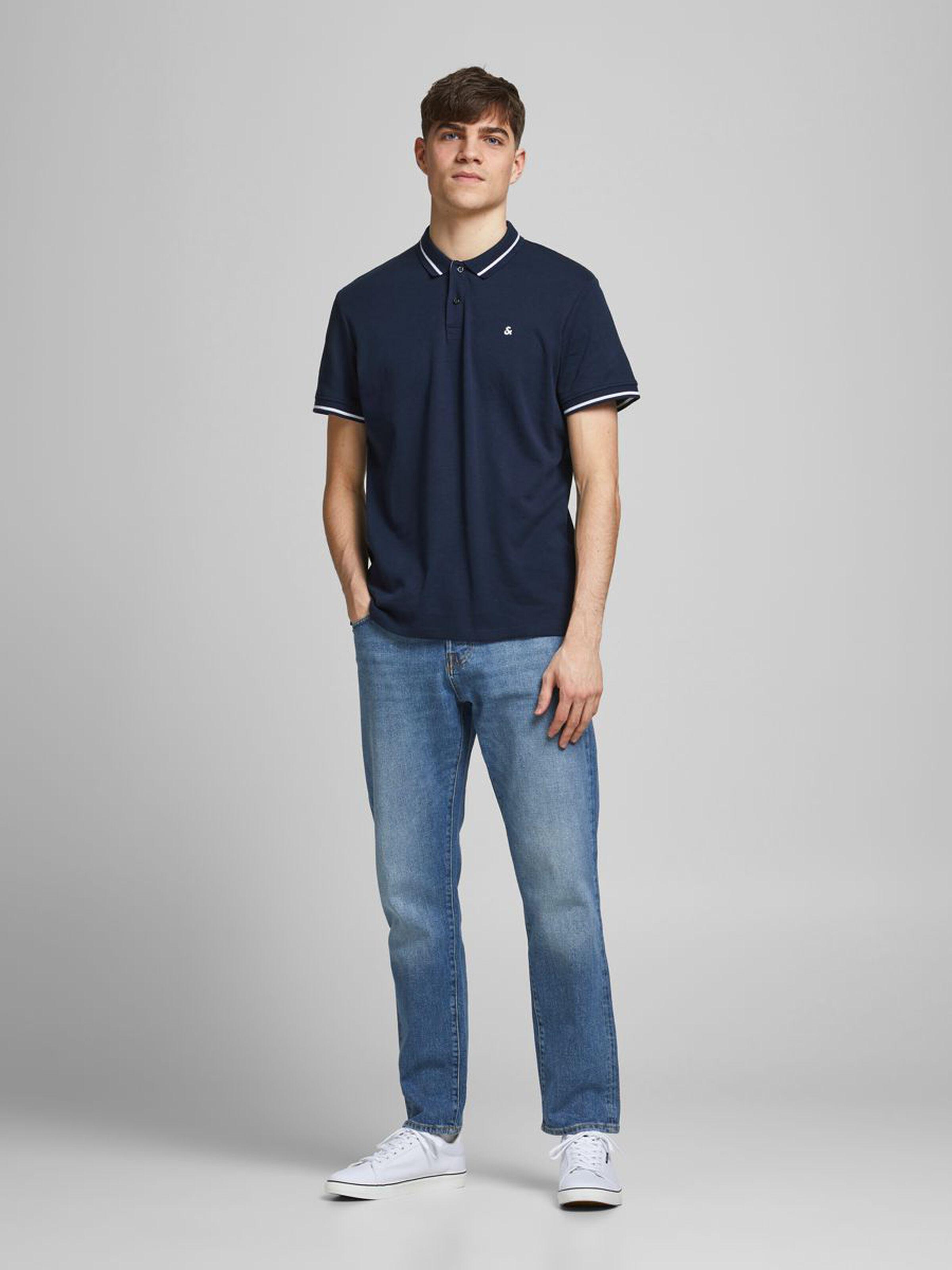 Футболка чоловіча Jack & Jones 12180891 XS Синій - фото 3 Футболка чоловіча Jack & Jones 12180891 XS Синій - фото 3