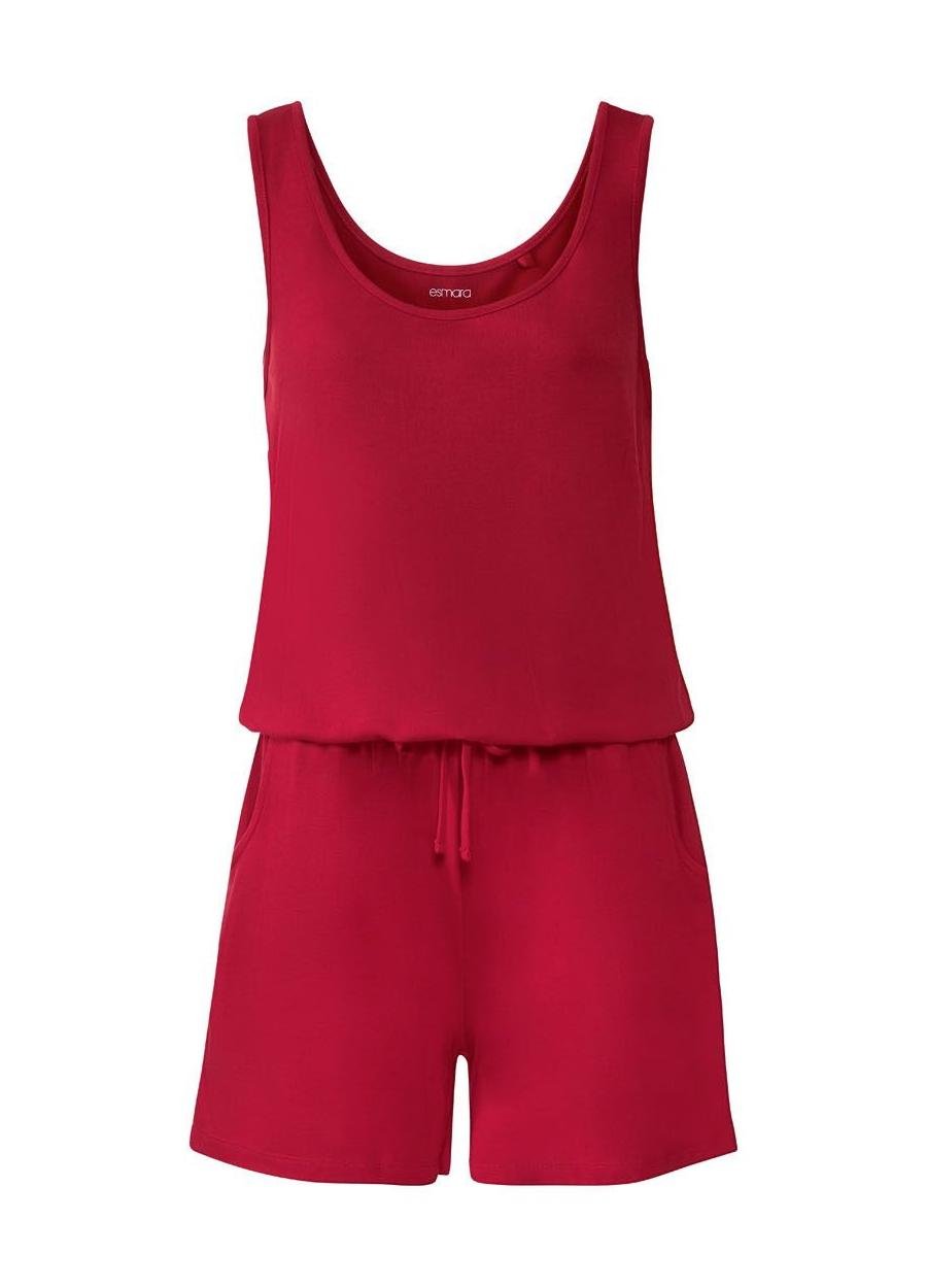 Комбинезон женский Esmara 348376 с карманами M Красный (74470)