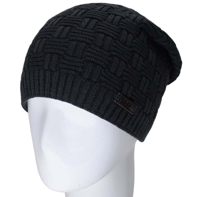 Шапка мужская Apex Крот утепленная флисом Темно-серый