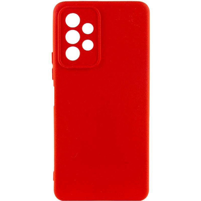 Противоударный чехол TPU GETMAN Liquid Silk Full Camera для Samsung Galaxy A23 4G Красный / Red