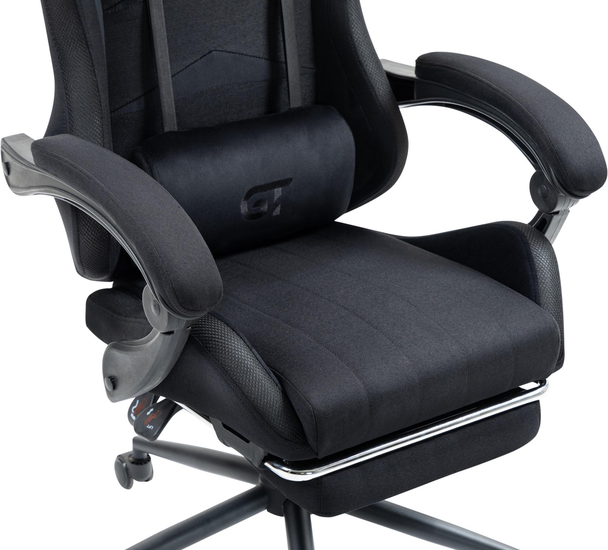 Кресло геймерское GT Racer X-2325 Fabric Black L - фото 10