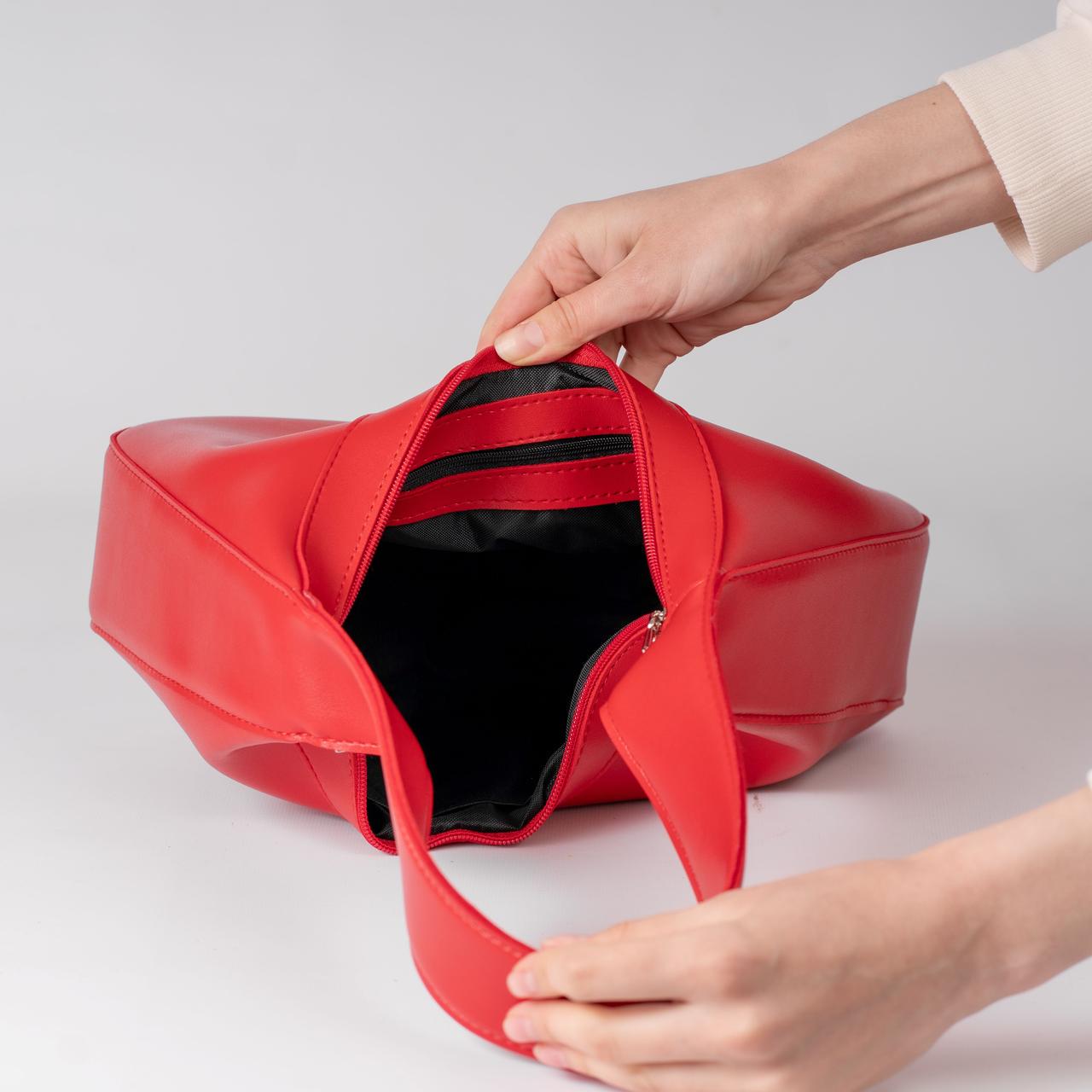 Сумка женская багет XENIA № 31-24 Красный - фото 3