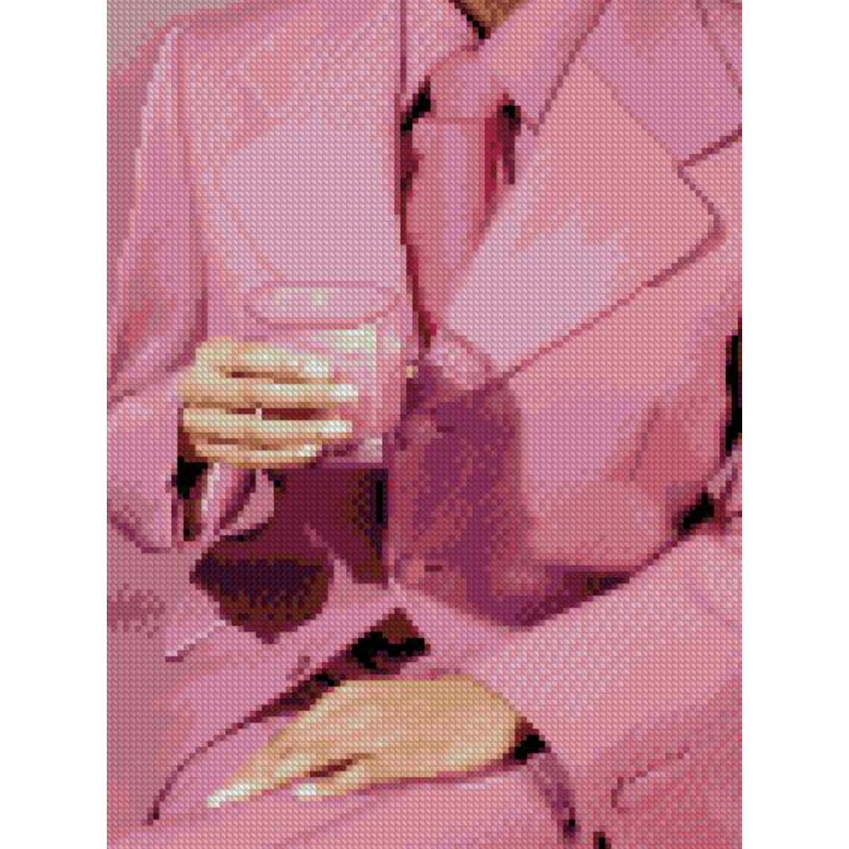 Алмазна мозаїка Strateg Ділова жінка 30х40 см (Str-HX218)