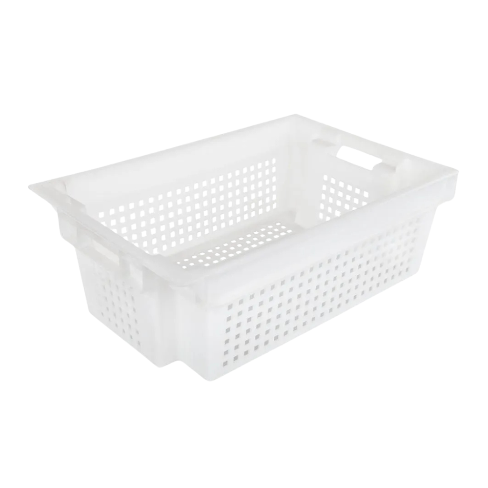 Ящик перфорований пластиковий SoloPlast для овочів/фруктів/харчових продуктів 600х400х200 мм (2548515020) - фото 1