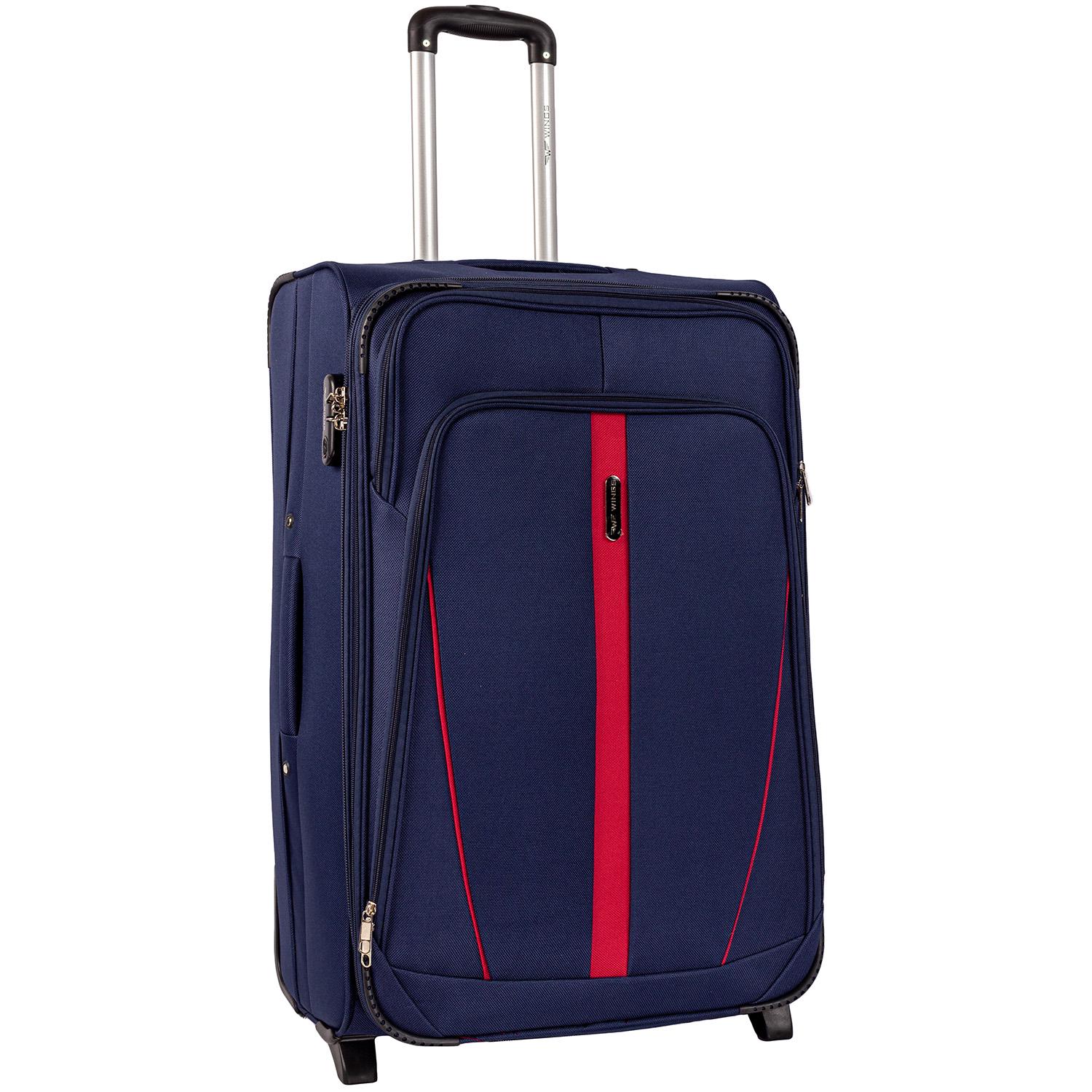 Валіза Wings 1706-2 L Синій (48126)