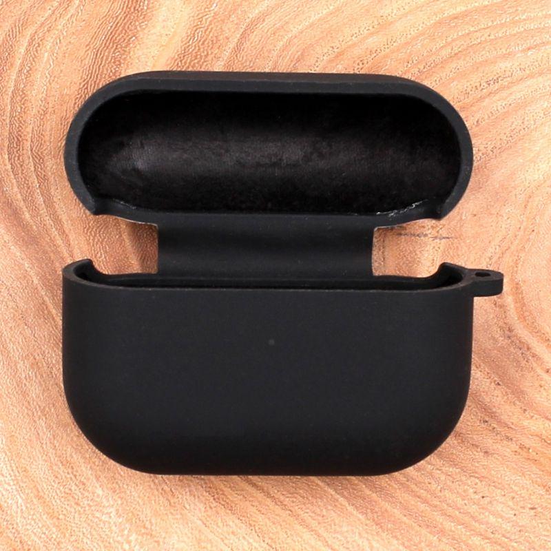 Чехол матовый Silicone Case для AirPods Pro Assembly Black (24009)