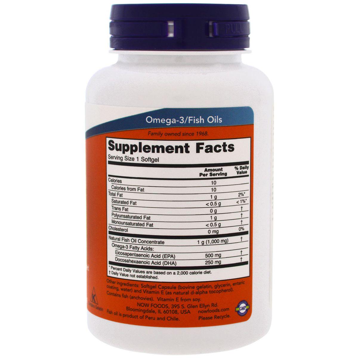 Концентрат риб'ячого жиру Now Foods Ultra Omega-3 90 капсул (395) - фото 2 Концентрат риб'ячого жиру Now Foods Ultra Omega-3 90 капсул (395) - фото 2