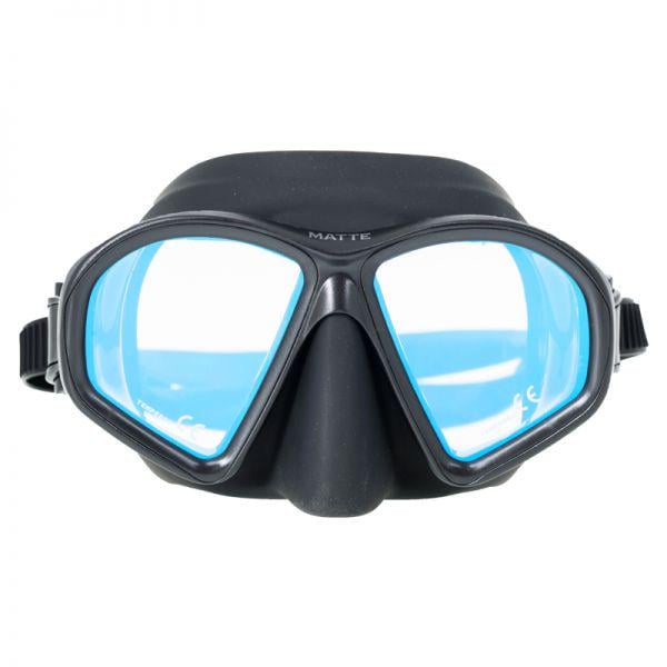 Маска для дайвинга и подводной охоты с просветленными стеклами Marlin Matte Black Маска для дайвинга и подводной охоты с просветленными стеклами Marlin Matte Black