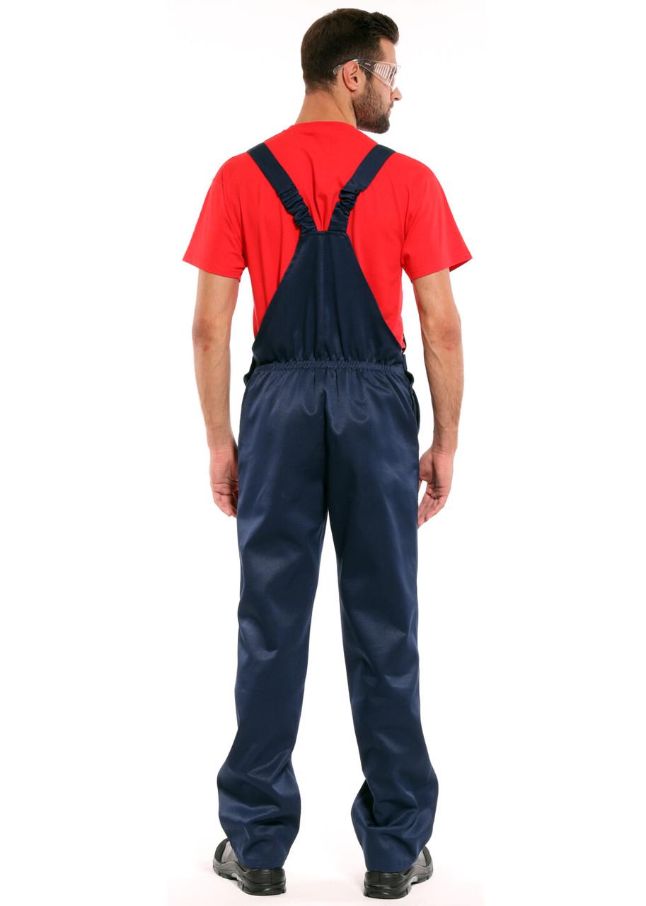 Напівкомбінезон робочий Стандарт саржа 255 г/м2 7771105р. 64-66 180-191 см Синій (2530397632) - фото 2