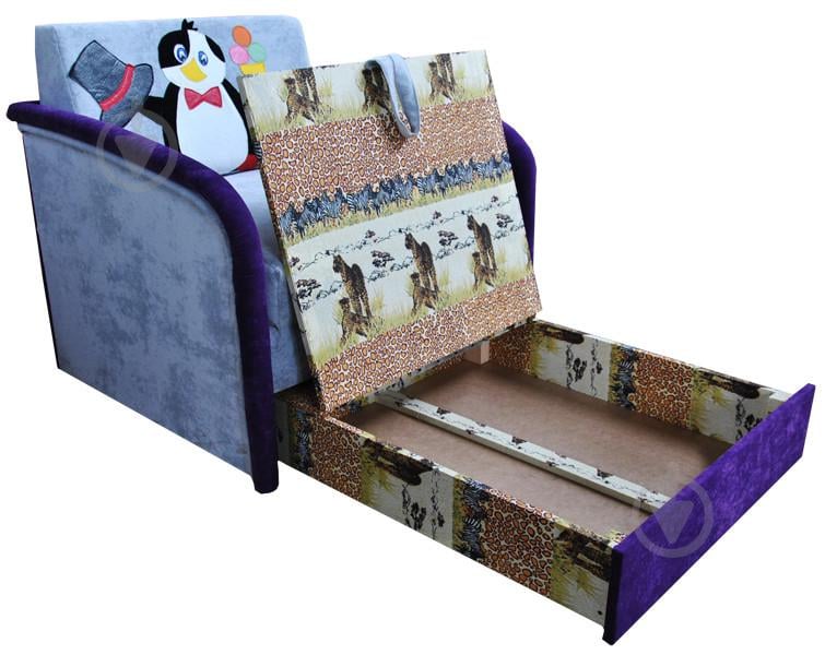 Диван малютка Ribeka Пингвинчик Синий (03M053) - фото 3