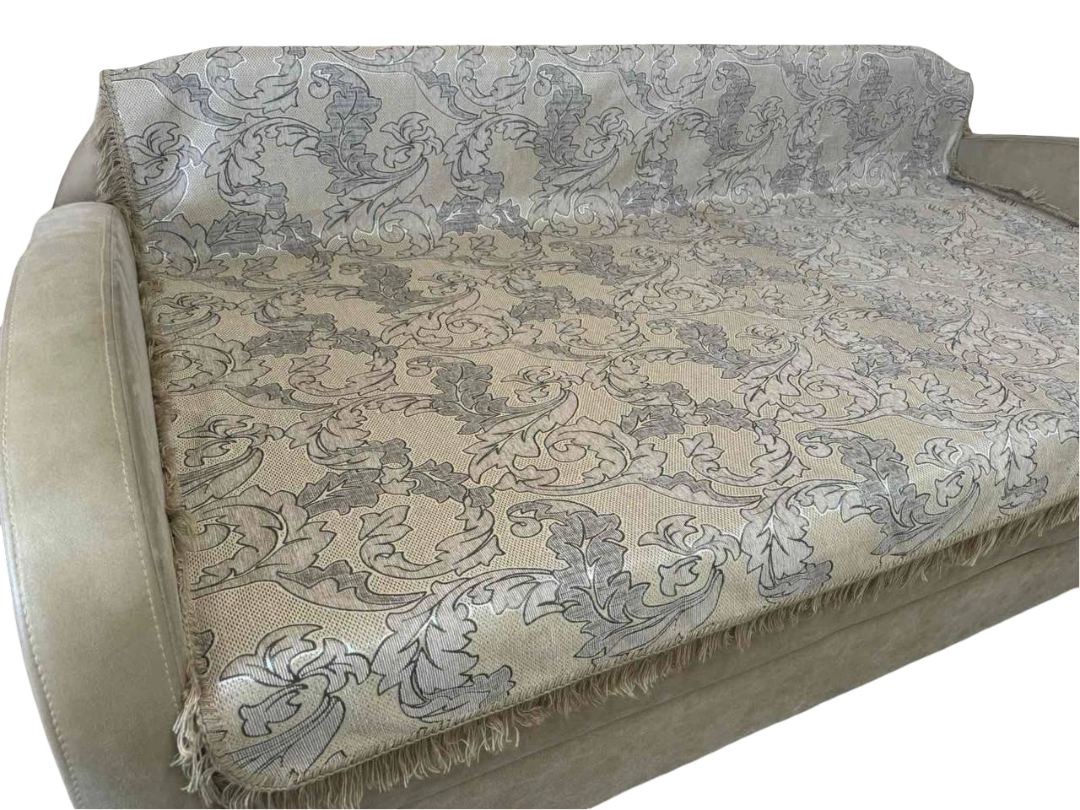 Покрывало на ванильный диван 150х200 см Кремовый (Д-divandek-classic-002-03)