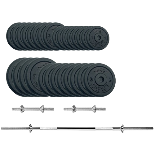 Штанга и гантели металлические Newt Gym Set-H Home 79 кг