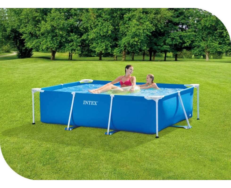 Бассейн каркасный Intex 220х150х60 см Синий (28270) - фото 5 Бассейн каркасный Intex 220х150х60 см Синий (28270) - фото 5