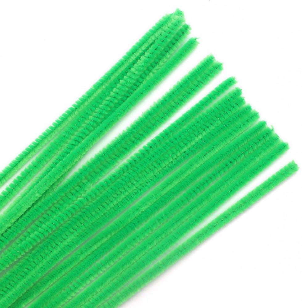 Синельная проволока для рукоделия 100 шт. Зеленый Синельная проволока для рукоделия 100 шт. Зеленый