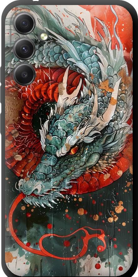 Чехол на Samsung Galaxy A34 A346E Стихия огня (6101b-2936-42517)