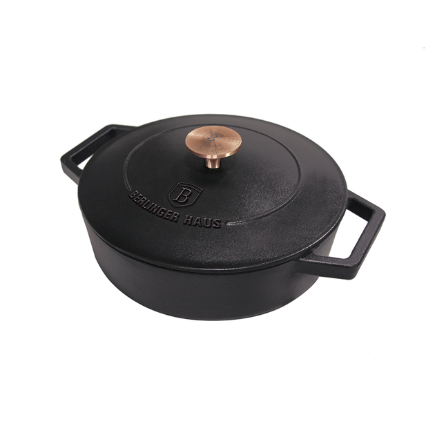 Каструля чавунна 2,57 л Berlinger Haus Metallic Line Rose Gold Edition (BH-6493) - фото 2 Каструля чавунна 2,57 л Berlinger Haus Metallic Line Rose Gold Edition (BH-6493) - фото 2