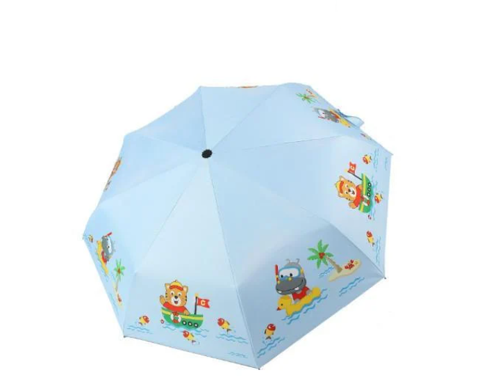 Парасолька дитяча складаний 54 см Блакитний (9438)