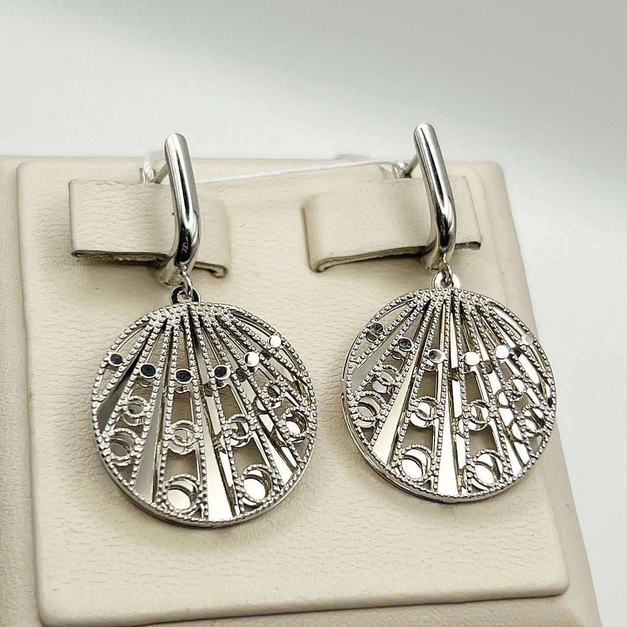 Серебряные серьги 5,58 г (2592032027) Серебряные серьги 5,58 г (2592032027)