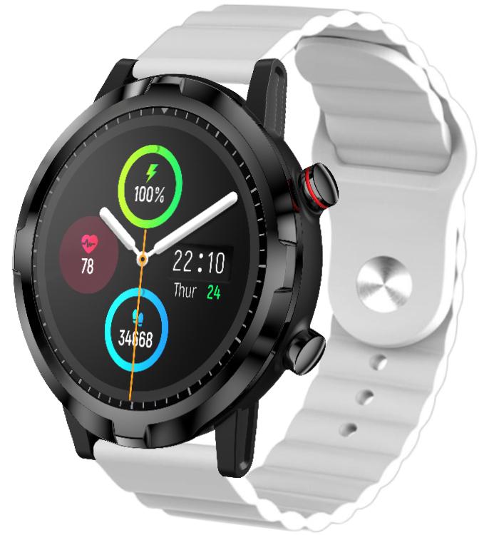 Ремешок Wave для Haylou Smart Watch RT LS05S 22 мм White (23209-29)