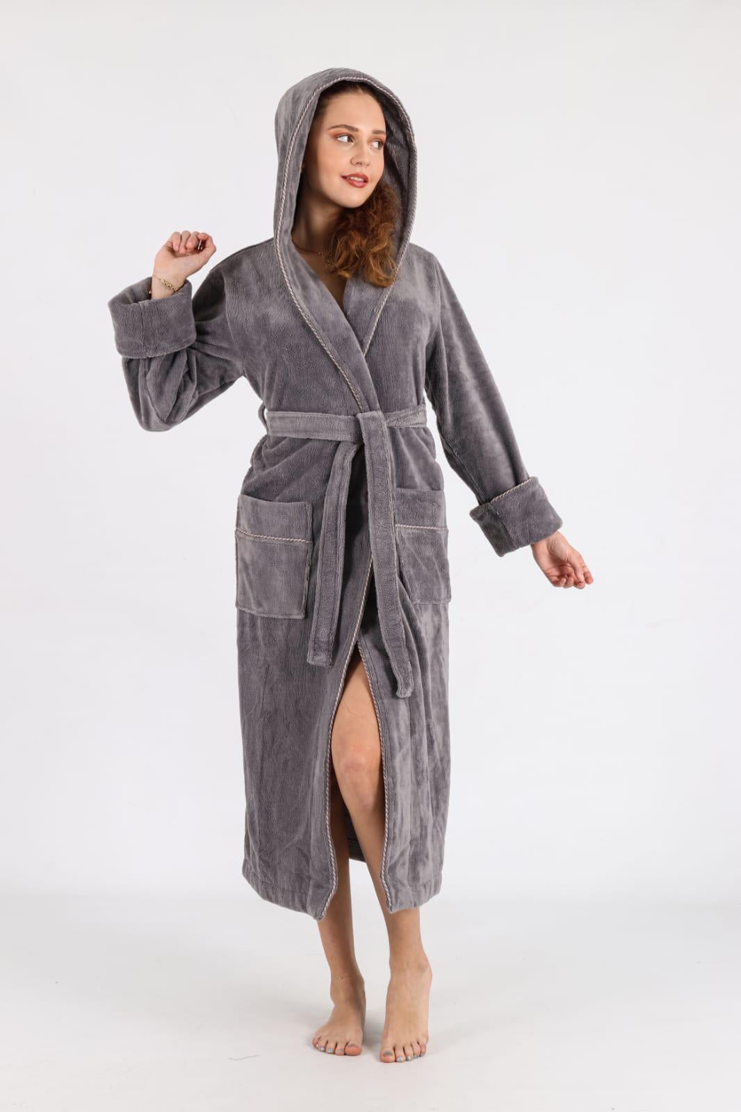 Халат жіночий Nusa ns 6890 gri 2XL (m019604)