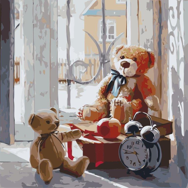 Картина по номерам Идейка Игрушки детства 40x40 см (skl-КНО2310)