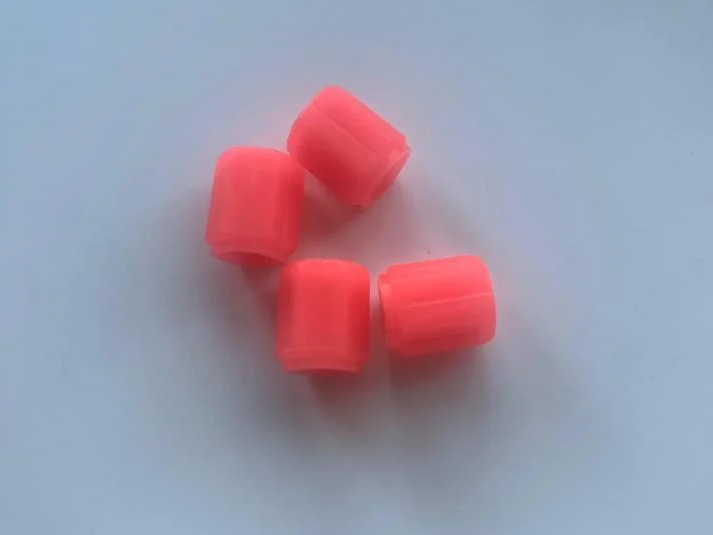 Колпачки светонакопительные на ниппель 4 шт. Розовый (2467618014)