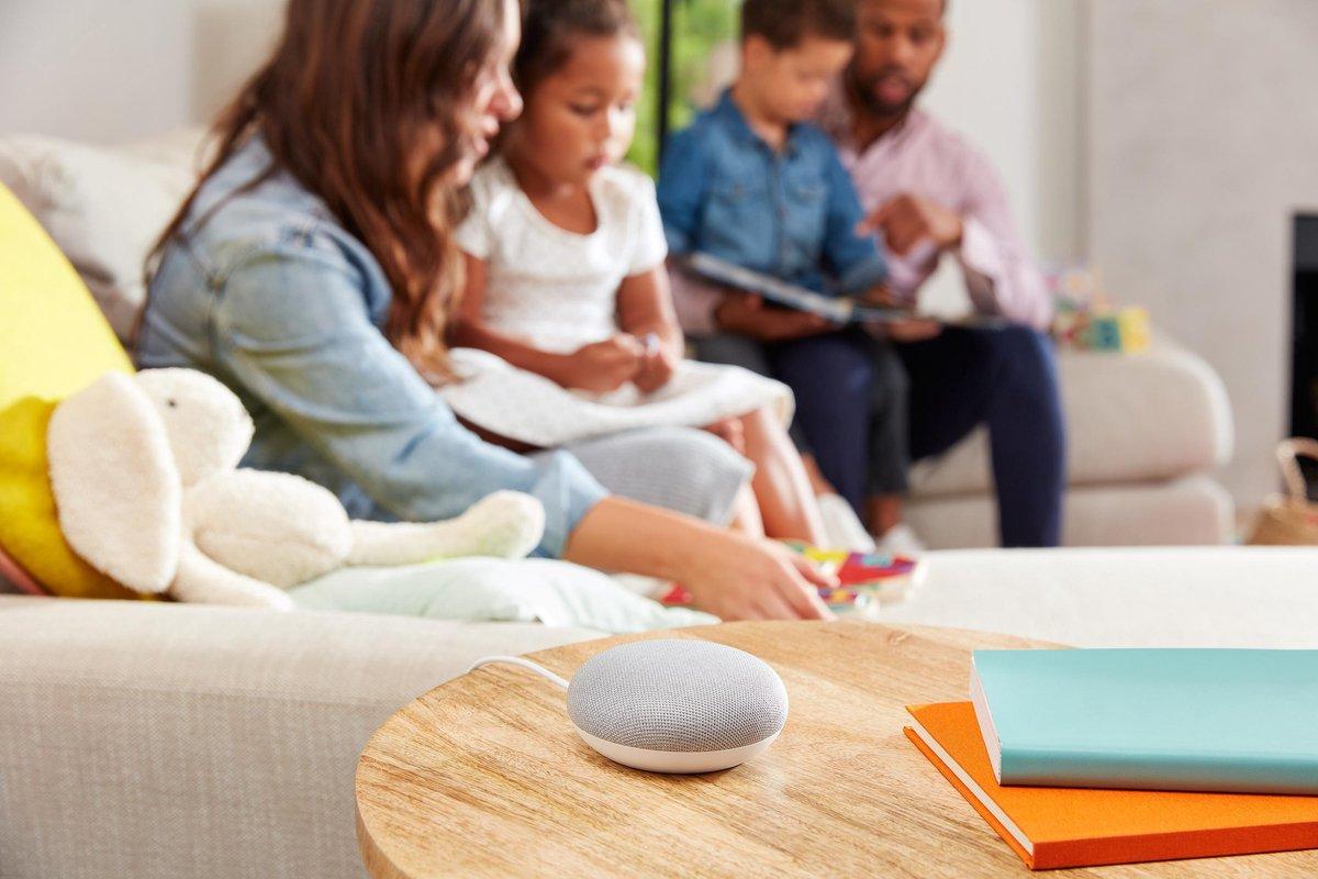 Умная колонка Google Home Mini Chalk (2498490572) - фото 9 Умная колонка Google Home Mini Chalk (2498490572) - фото 9