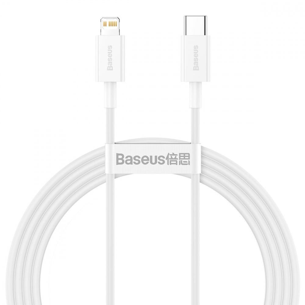 Кабель BASEUS Superior Series Fast Charging Type-C to Lightning PD 20 W 1,5 м Белый (33203)