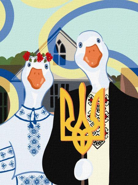 Картина по номерам Идейка Украинская готика 30x40 см (KHO4372)