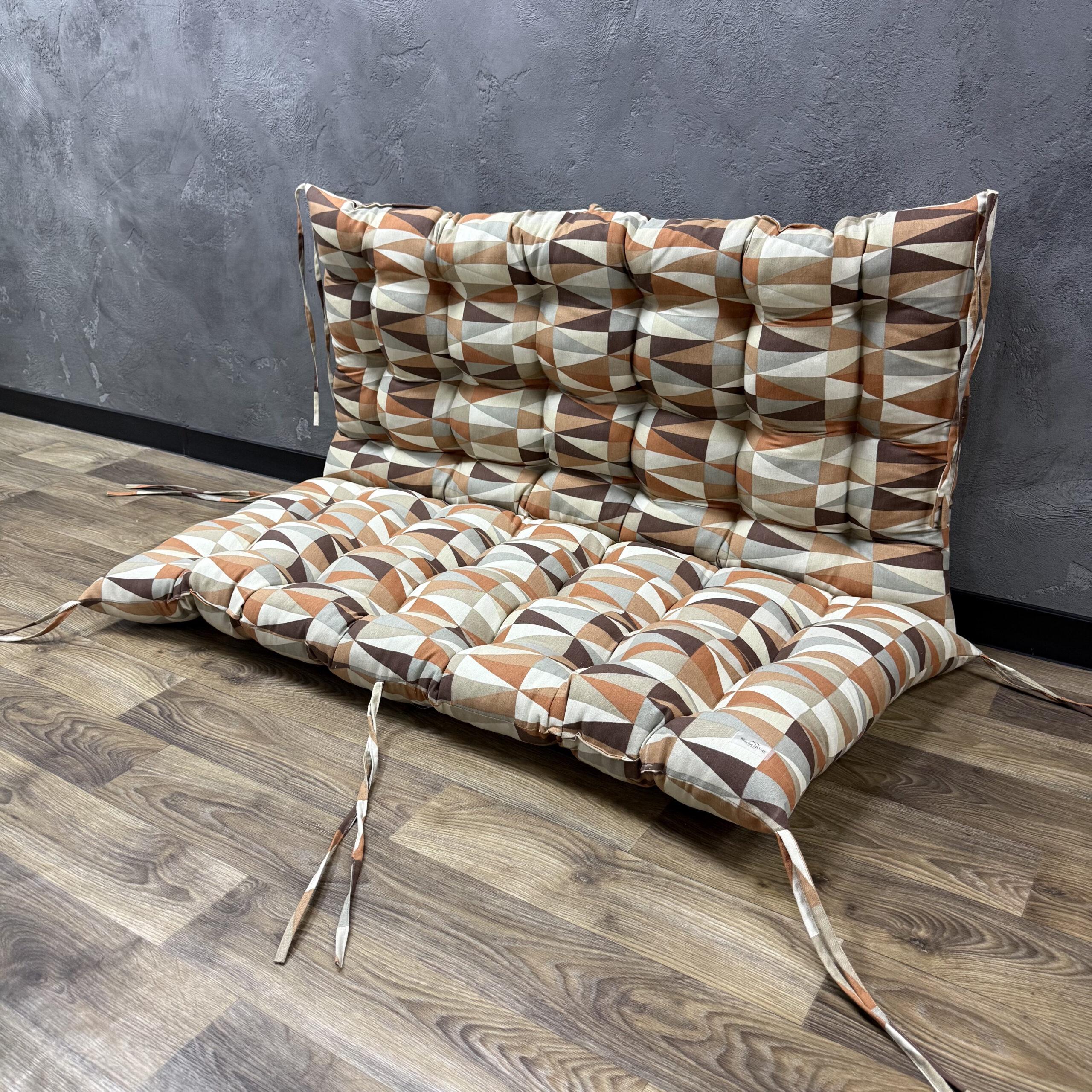 Подушка Comfort Home Triangle панама на поддоны/качели/каркасы/садовая мебель 100х50х50 см