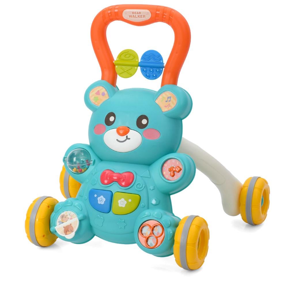 Каталка-ходунки 6086 с игровой панелью/музыка/свет/толкатель (33740489)