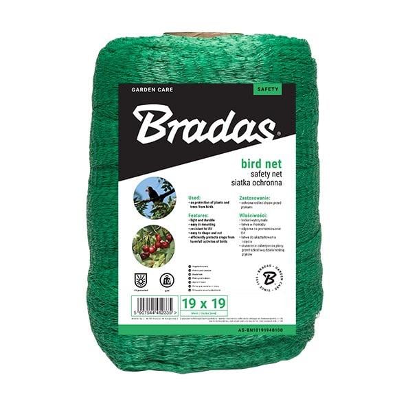Сетка защитная Bradas Bird Net 4x500 м 10 г/м² (AS-BN10191940500)
