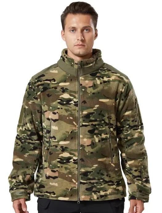 Куртка флісова для осені та зими Solve Woodland XL (KT6000606) - фото 1 Куртка флісова для осені та зими Solve Woodland XL (KT6000606) - фото 1