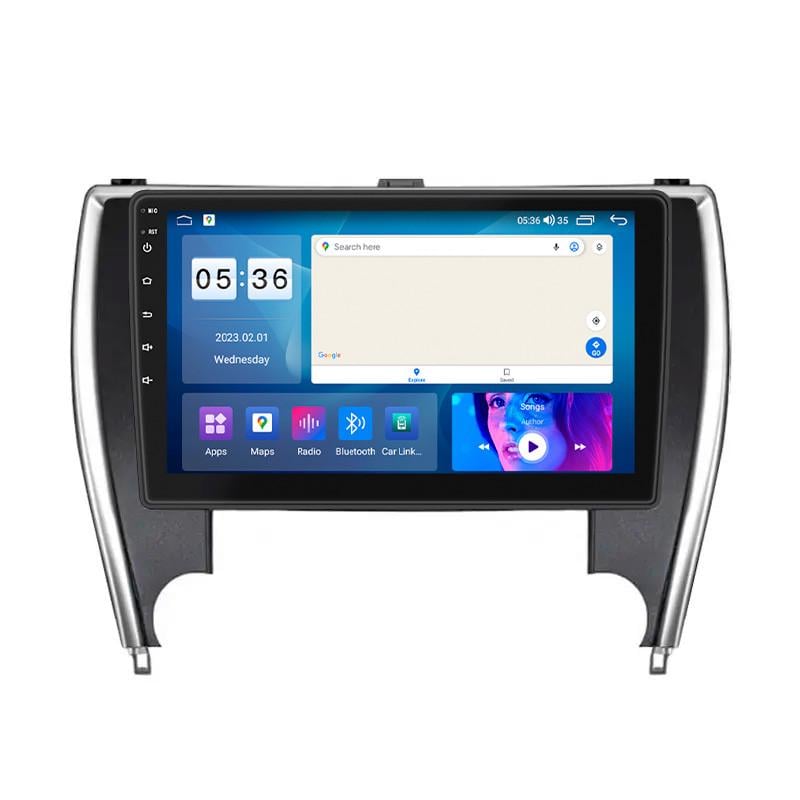 Автомагнитола штатная Lesko для Toyota Camry USA VII XV50 Рестайлинг 2015-2017 4/64 Гб CarPlay 4G GPS Prime 10" (32467990)