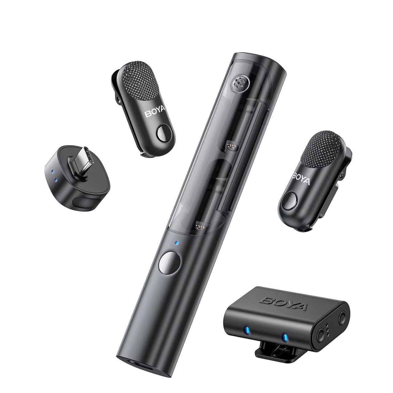 Микрофон петличный Boya Magic 03 Type-C 4в1 накамерный настольный ручной (2887654973)
