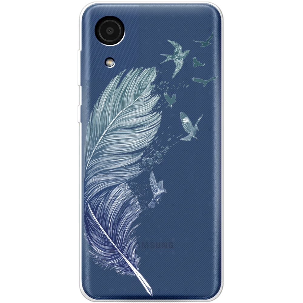 Чехол BoxFace Samsung Galaxy A03 Core (A032) Feather Прозрачный силикон (43939-cc38-43939)