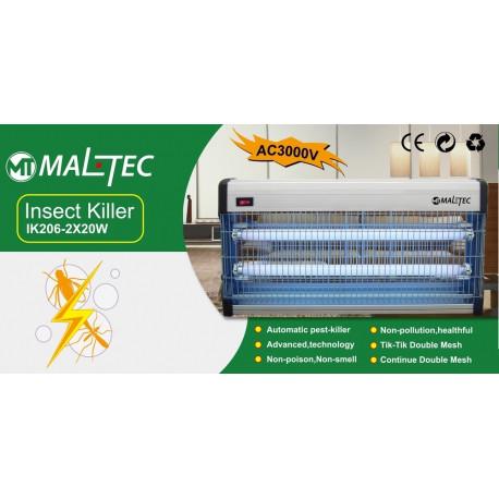 Уничтожитель насекомых Maltec EGO-02 40 Вт 200 м2 - фото 2