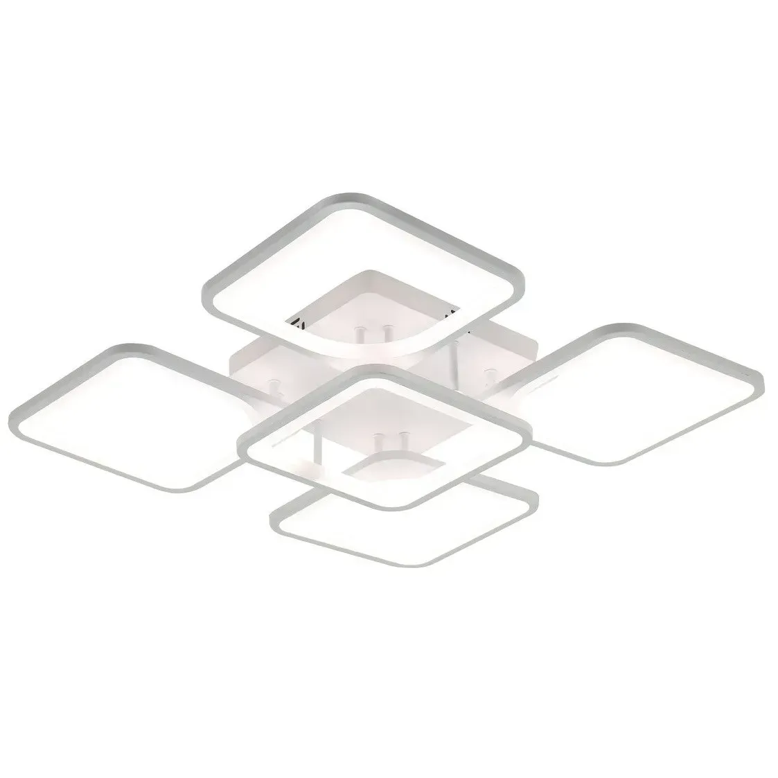 LED-люстра потолочная Sirius на пять плафонов 3000/6500К IP20 6112-5 WT 86W Белый (28685737)