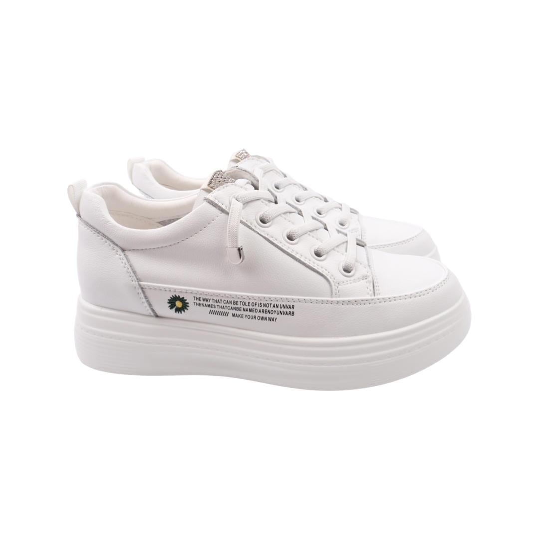 Кеды женские Farinni из кожи Белый (260-22DTC 38)