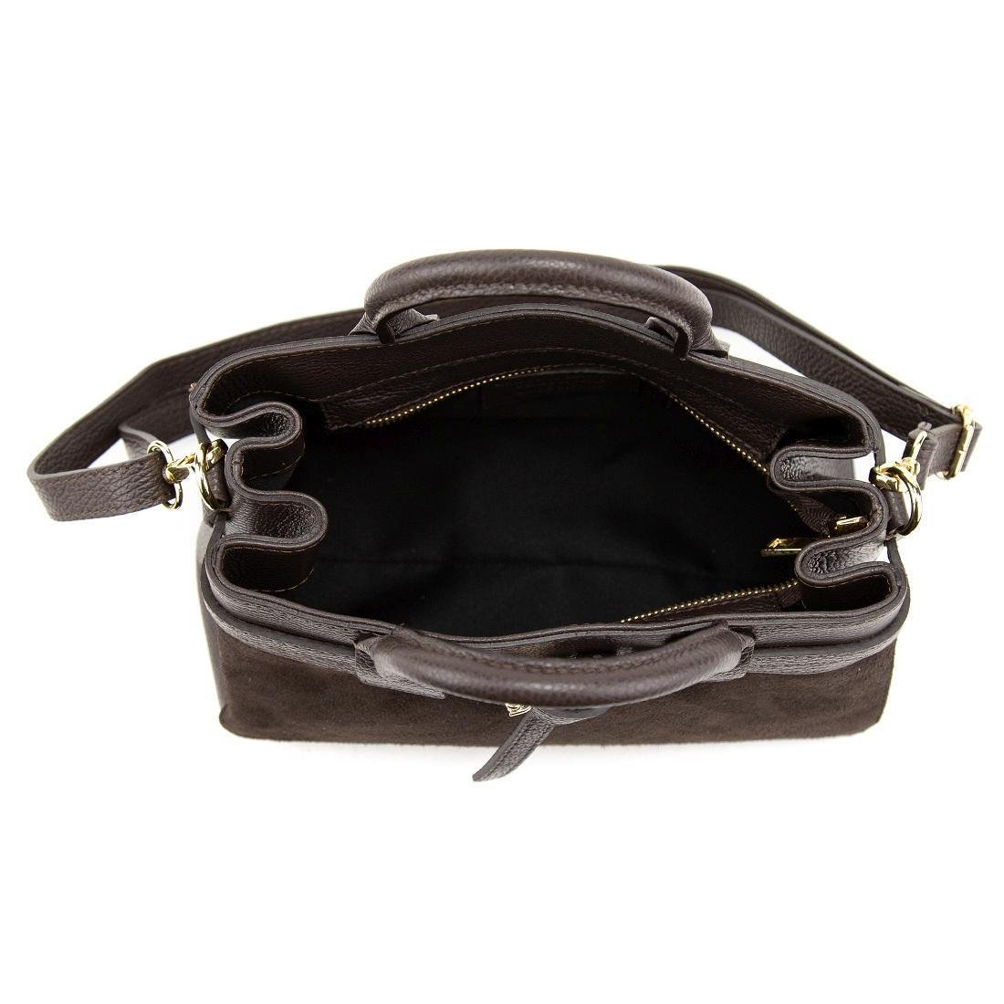 Женская сумка кожаная классическая Firenze Italy F-IT-7634DB-S Шоколадный (2776862198) - фото 2