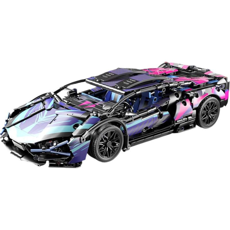 Конструктор ігрова гоночна машинка Lamborghini Cyberpunk 1314 дет.