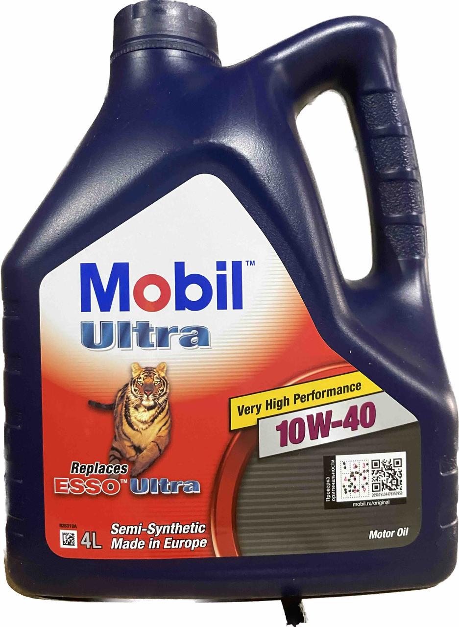 Моторное масло Mobil Ultra 10W-40 4 л (152624)