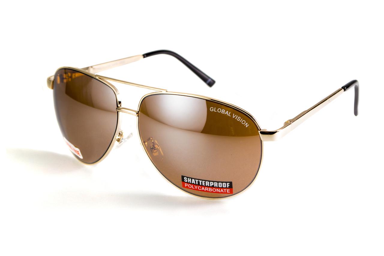 Очки защитные Global Vision Aviator-4 Коричневый (69961757984321) - фото 8 Очки защитные Global Vision Aviator-4 Коричневый (69961757984321) - фото 8