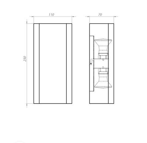 Светильник настенный Iterna Solen 2хGU10 Графитовый (LM101) - фото 5