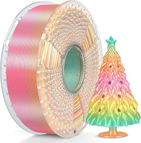 Пластик SUNLU Silk PLA Rainbow 05 1 кг 1,75 мм (2764596608)