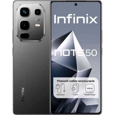 Мобільний телефон Infinix Note 50 8/256Gb Shadow Black (4894947066412)
