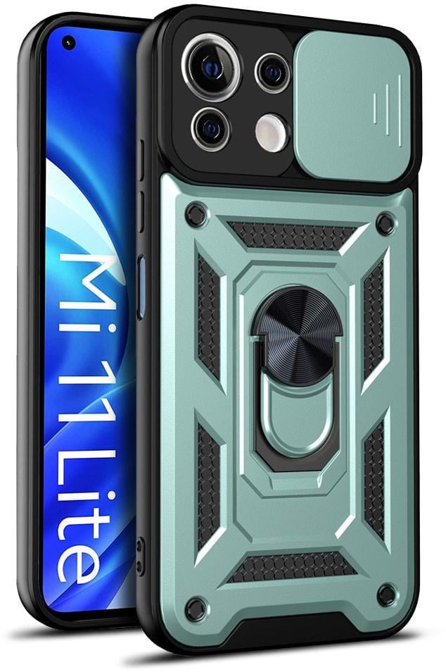 Чехол с защитой камеры 3DGuard Xiaomi Mi 11 Lite Mint (32484-14)