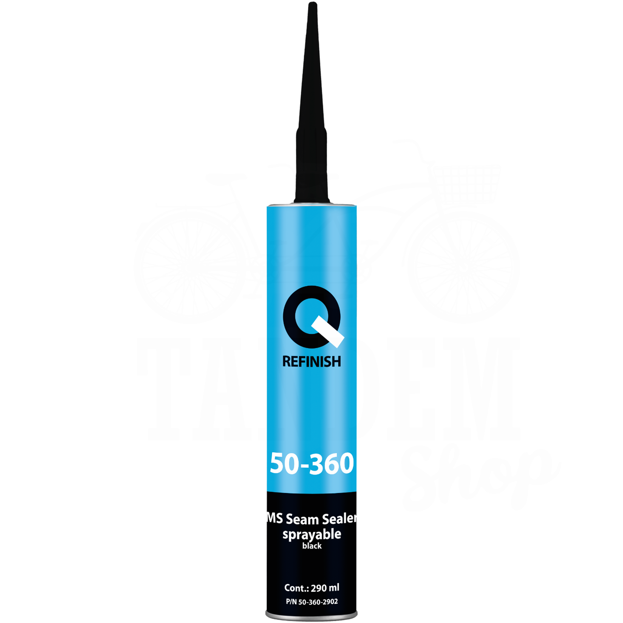 Герметик распыляемый для швов Q-REFINISH 50-360 MS 290 мл Черный