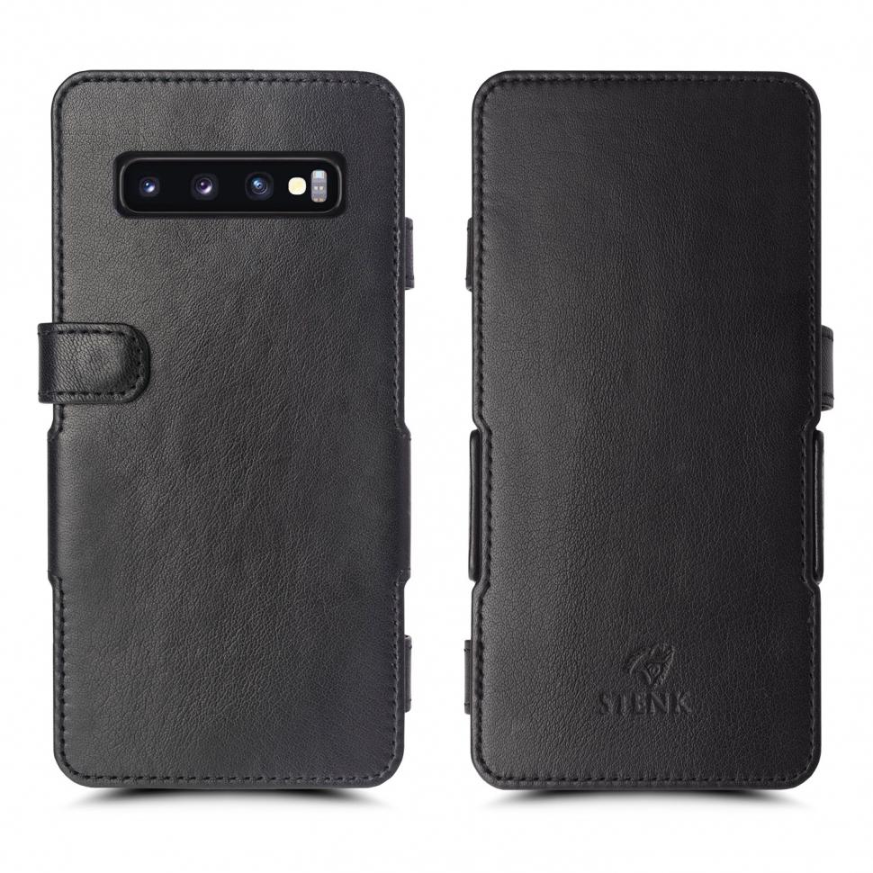 Чехол книжка Stenk Prime для Samsung Galaxy S10 Черный (63510)