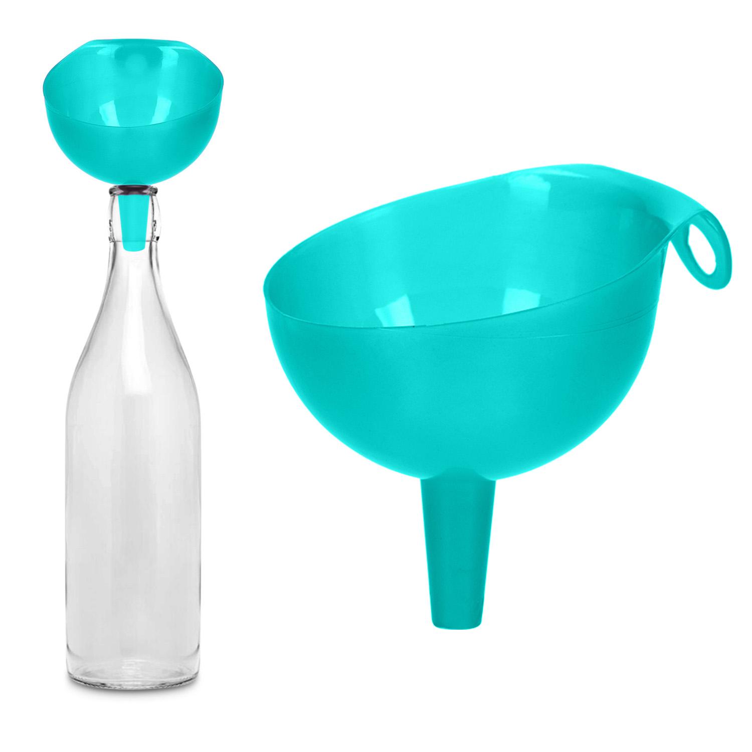 Лійка зливна пластмасова лійка на банку Бірюзовий (86374) - фото 7 Лійка зливна пластмасова лійка на банку Бірюзовий (86374) - фото 7